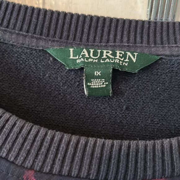 Ralph Lauren Floral Sweatshirt - Size 1X - Picture 2 of 7